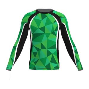 Rashguard respirant personnalisé pour hommes et femmes, manches longues, séchage rapide, protection UV, spandex/polyester 120g, logo personnalisé, surf, natation - Product Image 1