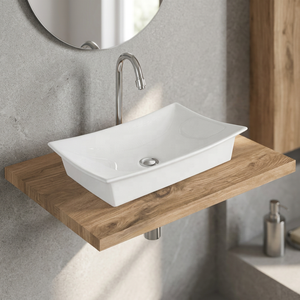 Vistaar Round Porcelain Eco-Friendly Modern Art Wash Basin For Hospital Mall And Villa Use - Product Image 4