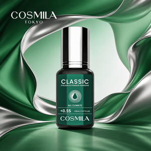 Adhésif pour extensions de cils COSMILA Classic, temps de séchage <0,5s, tenue 8 semaines, fabriqué au Japon, résistant à toutes les conditions météorologiques, imperméable, résistant aux huiles, tenue forte. - Product Image 1