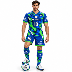 Conjunto de Uniforme de Fútbol Personalizado OEM ODM, Fabricante de Camisetas de Fútbol de Marca Privada, Proveedor de Fábrica, Competición en Oferta - Product Image 3