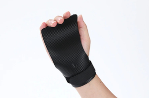 ASKIM IMPEX ไม้พายยางสีดำพร้อมสายรัดข้อมือแบบปรับได้ ลายกันลื่น ขนาด L สำหรับการฝึกความแข็งแรง - Product Image 4