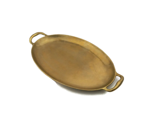 Modern Stylish Aluminium Metal Art Deco <b>Gold</b> Custom Logo Trending <b>Serving</b> Decorative <b>Tray</b> Wedding Dining Table Decoration - Product Image 3