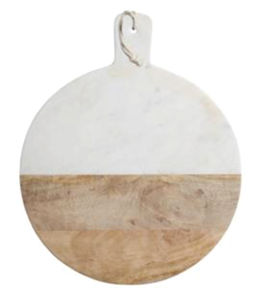 Planche à découper en bois de qualité supérieure, bicolore, en bois dur, plateau de service décoratif, plateau à charcuterie, bloc de service - Product Image 4