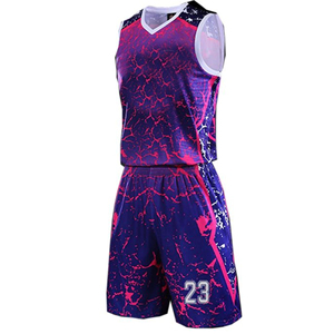 Custom Sublimation Plus Size Breathable Sleeveless Anti-Bacterial Quick Dry Printed Polyester Basketball Uniform Custom Colors - Product Image 4