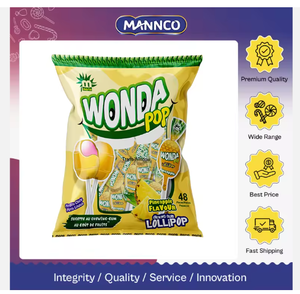 Premium Quality Yellow Color Delicious Sweet Taste Hard Texture Tongue <b>Painter</b> Pineapple Flavor Gum Filled Lollipop - Product Image 1