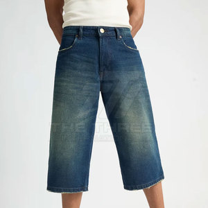 Pantalones Cortos de Mezclilla para Hombre, Modernos, Cómodos, Duraderos, con Textura Elegante, 100% Algodón, Ecológicos, Casuales de Primera Calidad - Product Image 2