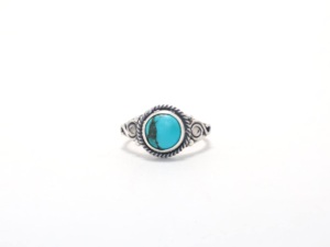 Anillo Clásico de Turquesa Natural, Plata de Ley 925, Joyería Artesanal - Product Image 2