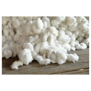 Natural white raw cotton fiber wholesale long <b>staple</b> high purity quality - Product Image 1
