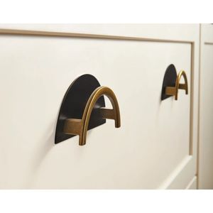 Minimalist Cylindrical Metal <b>Cabinet</b> Knobs in Black <b>Copper</b> and Gold Finish for Home Hotels Furniture Hardware Use - Product Image 3