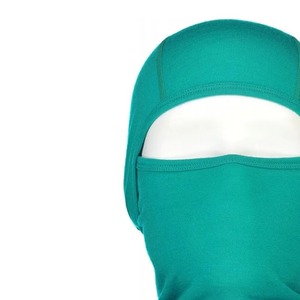 Cagoule d'hiver personnalisée en polaire noire, masque de ski à un trou, nouveau style - Product Image 5