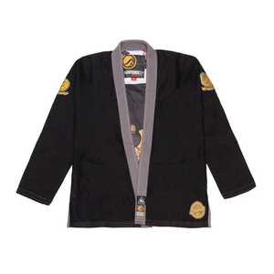 Ensemble Kimono de Jiu-Jitsu Officiel Gracie Barra Bleu Marine Storm, Modèles Single, Double et Pearl Wave, Tenue de Compétition Complète GI Bleue - Product Image 1