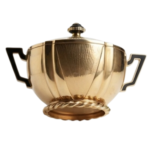 Vajilla para el Hogar, Sopera Dorada, Vajilla para Restaurante, Sopera para Servir Deliciosas Sopas - Product Image 3