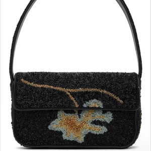 Sac à main artisanal brodé de perles, motif poissons et étoiles de mer, pochette d'été pour la plage, sac à main mignon fait main pour femme, thème vie marine - Product Image 5