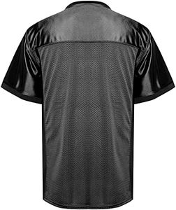Maillot de football américain personnalisé, uniforme de football, impression numérique, kit d'équipe, séchage rapide, respirant, manches courtes, pour adultes, club - Product Image 2