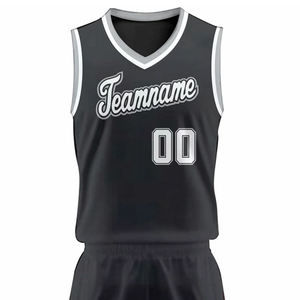 OEM Unisex Basketball Jersey Set High Quality Quick Dry Uniform for Men & Women Latest Design Youth Basketball Wear - Product Image 3