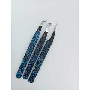 Ensemble de pinces professionnelles pour extensions de cils pour les experts en beauté et les spécialistes en application de cils - Product Image 1