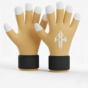 Gants de gardien de but unisexes en PU, respirants, avec protection des doigts et du pouce, haute qualité, couleur personnalisable. - Product Image 5