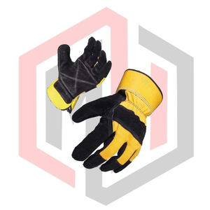 ถุงมือหนังวัวแบบ Rigger ป้องกันการฉีกขาดทั้งฝ่ามือ ระบายอากาศได้ดี ปราศจากซิลิโคน ปราศจากแป้ง ป้องกันความร้อน ป้องกันการบาด - Product Image 2