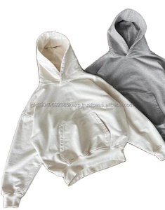 Sudadera con Capucha Cuadrada de Algodón Personalizada para Hombre, Superventas, Sudadera Corta de Invierno con Estampado de Burbujas, Impresa en Pakistán - Product Image 6