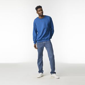<b>Men</b> Heavyweight Fleece Sweatshirt Crew Neck Casual Streetwear <b>Pullover</b> Wholesale Supplier - Product Image 3