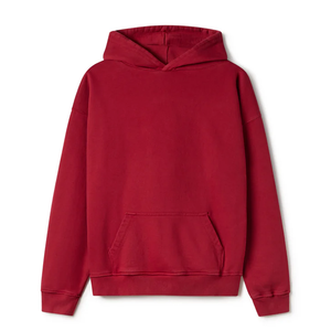 Sweat-shirt à capuche en molleton avec logo personnalisé, 100% coton, coupe ample, style streetwear d'hiver - Product Image 3