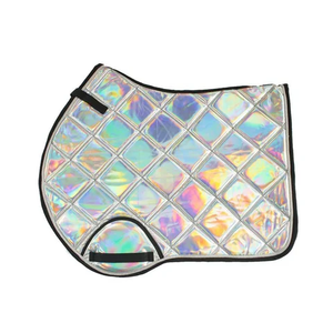 Tapis de selle d'entraînement équestre personnalisé, absorbant les chocs, respirant, pour la protection, bleu - Product Image 5