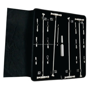 Juego de instrumentos dentales veterinarios de tamaño estándar para limpieza y examen bucal de caballos. - Product Image 2
