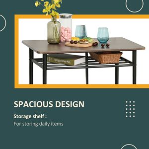 Set Tavolo e 2 Sgabelli da Bar Altezza Bancone Marrone/Nero, Pannello in MDF, Salvaspazio - Product Image 5