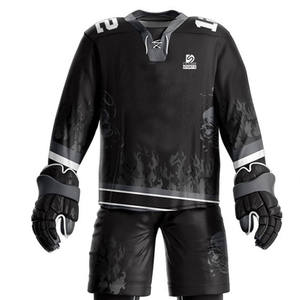 Uniforme de hockey sur glace de qualité supérieure pour hommes, fabriqué au Pakistan, vêtements d'entraînement en ensemble, prix de gros pour adultes - Product Image 4