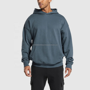 เสื้อฮู้ดดี้หนานุ่ม ผ้าฟลีซคอตตอน 500GSM คุณภาพสูง ทรงโอเวอร์ไซส์ แบบสวมหัว สำหรับผู้ชายและผู้หญิง เหมาะสำหรับใส่ออกกำลังกาย พร้อมดีไซน์พองตัว - Product Image 1