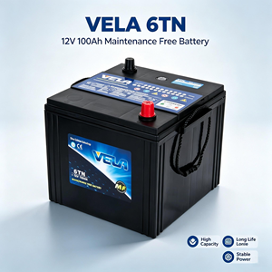 <span class=keywords><strong>Batterie</strong></span> de voiture VELA 12V 100Ah 6TN-MF haute performance, scellée, sans entretien, au <span class=keywords><strong>calcium</strong></span> argenté, garantie 1 an - Product Image 4