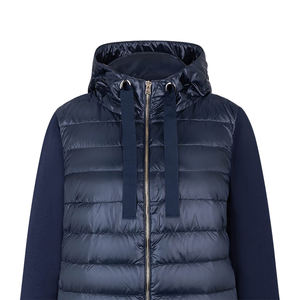 Adult <b>Men's</b> Hooded Front Polyester Puffer <b>Cardigan</b> Jacket <b>Zipper</b> Full Sleeve Winter Youth - Product Image 3