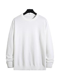 T-shirt à manches longues décontracté pour homme en coton gaufré 100% personnalisé en gros, respirant, écologique, super doux - Product Image 3