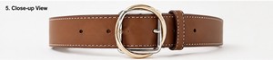 Premium Genuine Leather <b>Belt</b> for Women Wide Fashion Waist <b>Belt</b> Gold <b>Silver</b> Double <b>Buckle</b> OEM Wholesale Custom Logo - Product Image 2