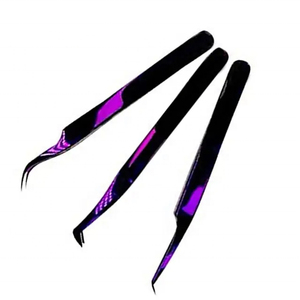Eyelash Tweezers Stainless Steel for Eyelash Extensions Professional <b>Lash</b> Extension Tool 881 - Product Image 5