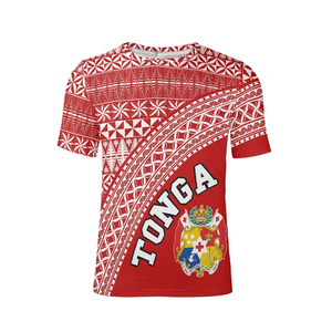 Camiseta de Hombre con Diseño Étnico Tapa Tejida con Logotipo Personalizado Estilo Tribal Samoano, Impresión de Fotos, Secado Rápido - Product Image 2