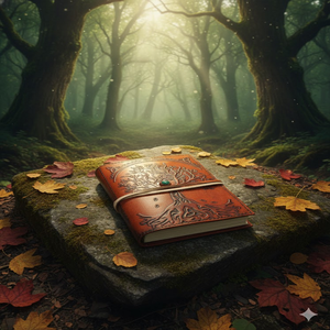 Carnet en cuir marron gaufré motif Arbre de Vie, fait main, design celtique, journal vintage, carnet de voyage, livre d'écriture, travail de pierre, 7x5 pouces - Product Image 1