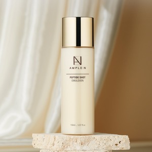 Crema y Loción Facial Korea Amplen Peptide Shot 150ml con Niacinamida y Adenosina, Emulsión K-Beauty - Product Image 1