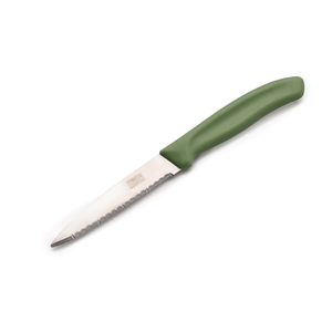 Couteau à légumes dentelé de qualité supérieure avec lame en acier inoxydable de qualité supérieure et manche souple à prise facile pour une découpe précise des agrumes et des fruits - Product Image 5