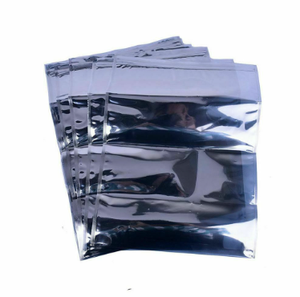 Stand Up Pouch BOPP Laminated Resealable Heat Seal Cosmetic <b>Packaging</b> <b>Bag</b> Offset Printing Silver Color - Product Image 3
