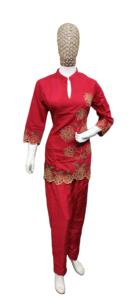 Conjunto de Kurtis de algodón étnico de verano, ropa India paquistaní cómoda, apliques de verano largos para mujer, fabricante directo - Product Image 4