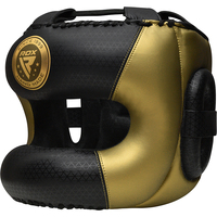 Protège-tête de sécurité sportif RDX L2 Mark Pro en PU durable avec barre de protection nasale pour la boxe – Vente en gros