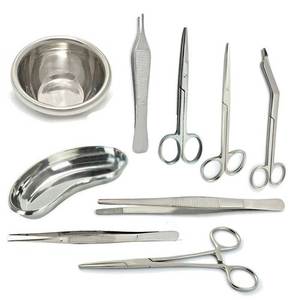 Kit de Instrumentos Médicos Reutilizables para Cirugía Ortopédica: Pinzas de Acero Inoxidable, Tijeras, Bandeja y Cuenco - Product Image 5