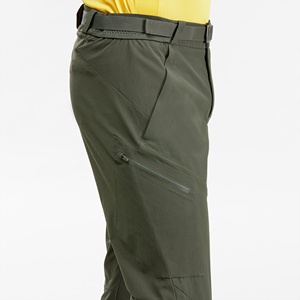 Pantalones de senderismo cargo personalizados elásticos en 4 direcciones, lisos, rectos, de secado rápido, tácticos, con cintura elástica y bolsillos con cremallera para exteriores - Product Image 4