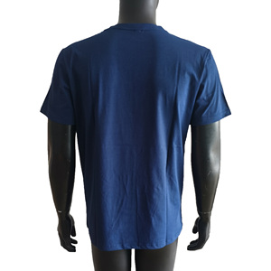Camiseta Lisa para Hombre, Cuello Redondo, Manga Corta, Algodón, Fabricante de Camisetas Personalizadas con Impresión Bajo Demanda, Stock al por Mayor 2025 - Product Image 2