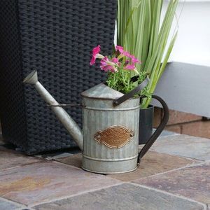 Arrosoir pratique en métal pour l'arrosage quotidien des plantes, bec long, manipulation facile, matériau durable antirouille - Product Image 2