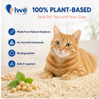 Pasir Kucing Tofu Kompak, Penghilang Bau Kuat, Tidak Mengiritasi, Untuk Kucing Sensitif, Harga Grosir, Distributor Hewan Peliharaan Global