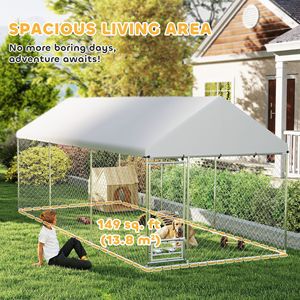 Portabottiglie Regolabile e Girevole con Copertura Impermeabile Resistente ai Raggi UV e Chiusura Sicura 6m x 2.3m x 2.3m per Abbeveratoi da Esterno per Cani e Animali - Product Image 4
