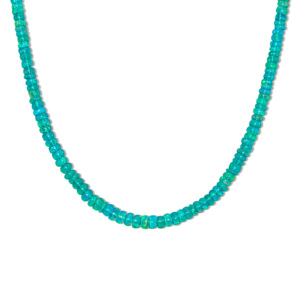 Collier - Collier de perles simples, collier de perles minimaliste, collier de perles basique, collier de perles uni - Product Image 1