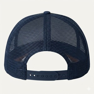 Custom Logo OEM Heritage Trucker Cap Contrast Brim Mesh Snapback <b>Hat</b> Breathable Casual Outdoor Street Fashion Headwear - Product Image 5
